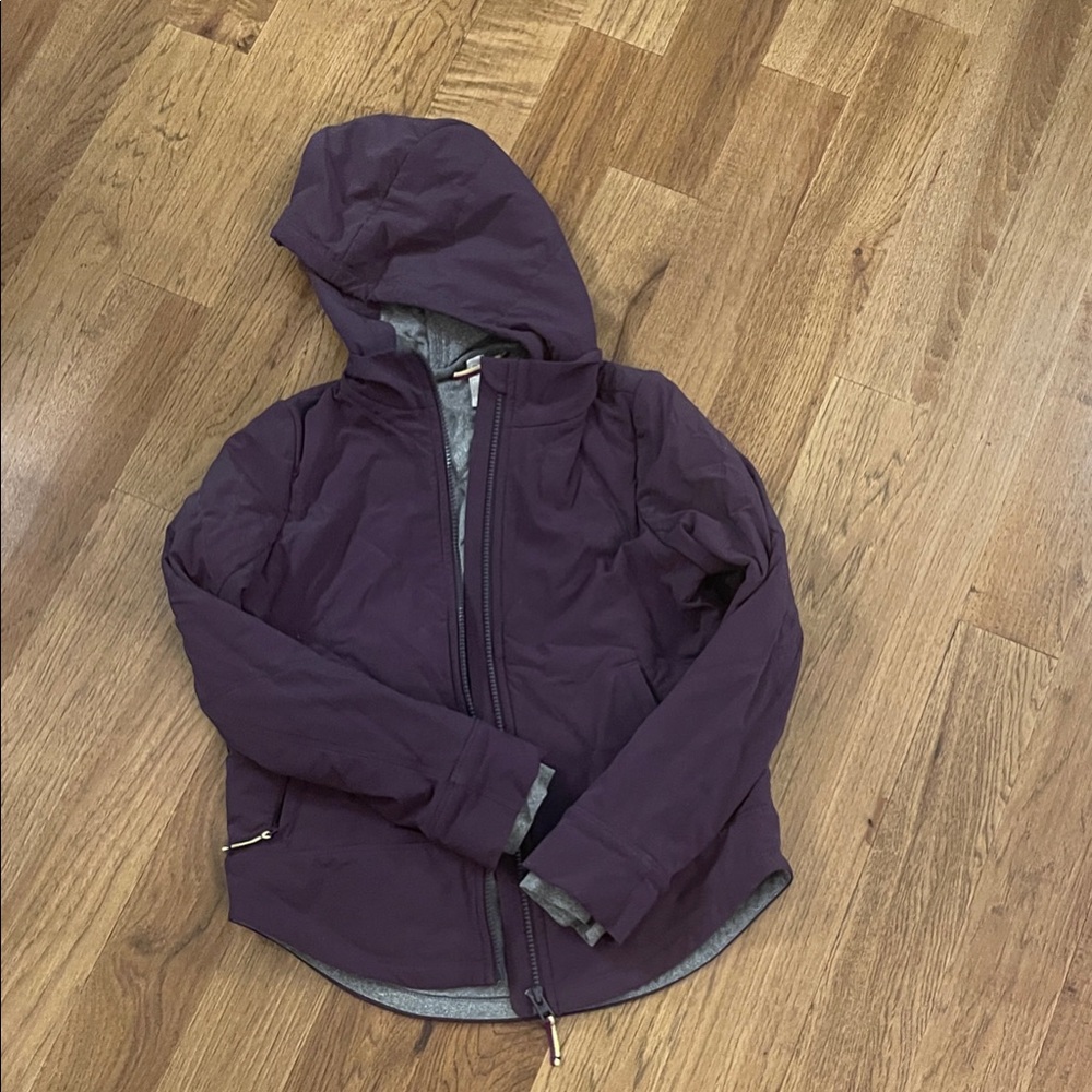 Athleta Girl Jacket - Purple and Gray